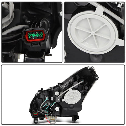 Halogen Projector Headlight for Infiniti G37 G25 Q40 (2010–2013)