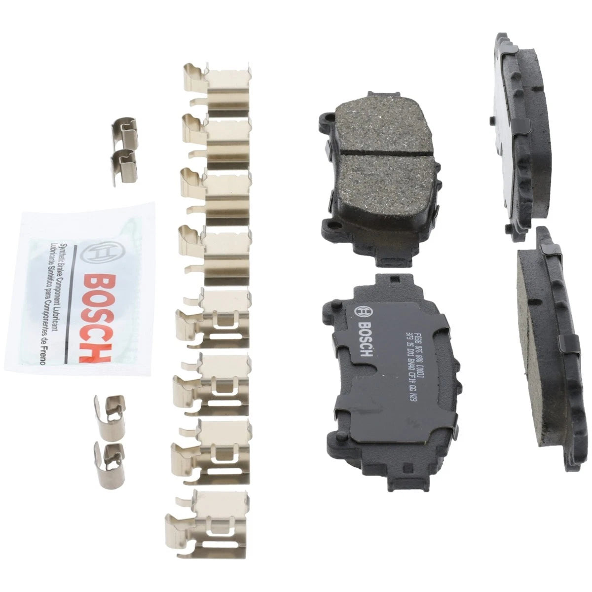 2X Brake Pad Set BC1391 for Toyota Sienna (2010–2019)