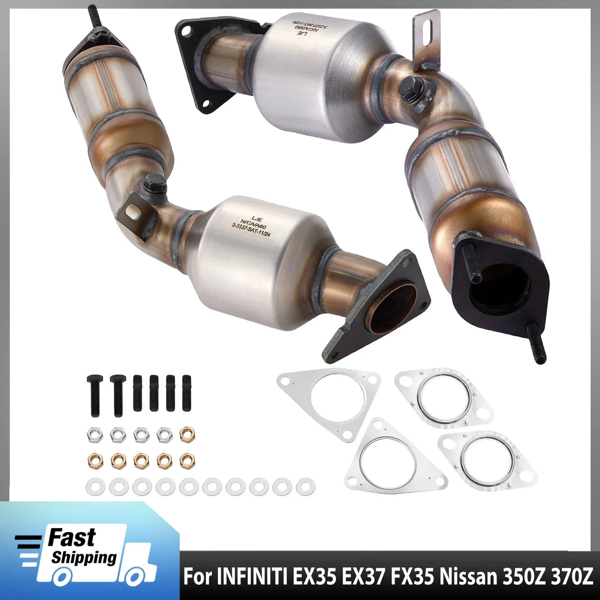 Catalytic Converter for Infiniti G25 EX35 G35 EX37 FX37 G37 M37 Q40 Q70L (2007–2019)