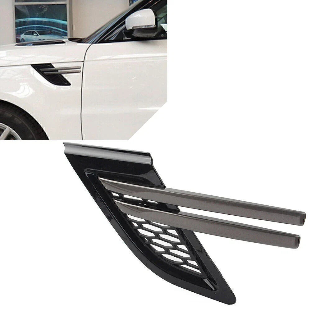 Black Trim Front Fender Air Vents for Land Rover Range Rover Sport (2014-2017)
