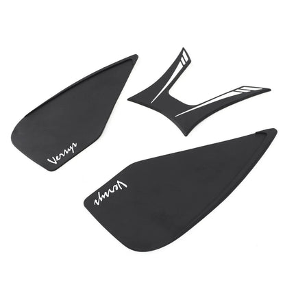 3-Piece Tank Pads Traction Grips Protector for Kawasaki Versys-X 300 (2017–2020)