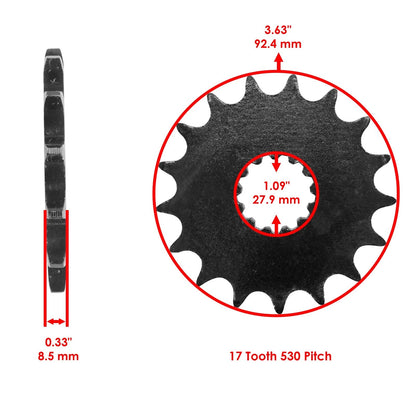 Drive Chain & Sprockets Kit for Triumph Legend 900 (1999–2001) EG3375FS173XO
