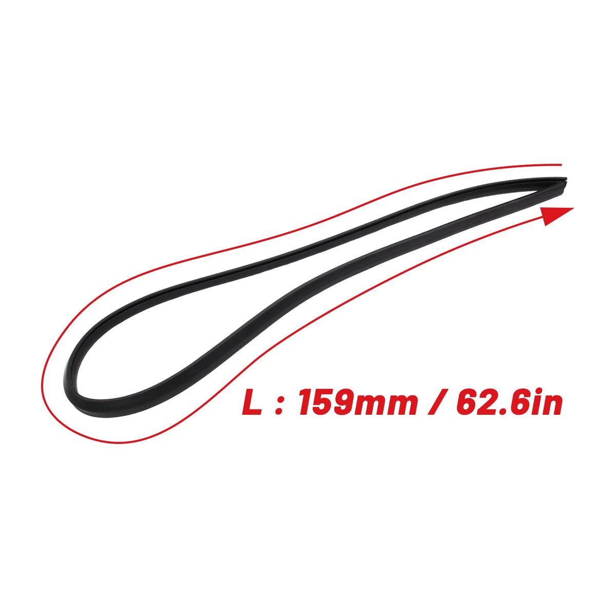 Engine Hood Sealing Gasket for BMW X5 X6 X5M X6M (2014–2020) 51-23-7-161-345
