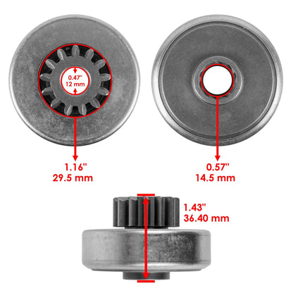 Starter & Drive Bendix for Seadoo Challenger 180 4-Tec (2005)