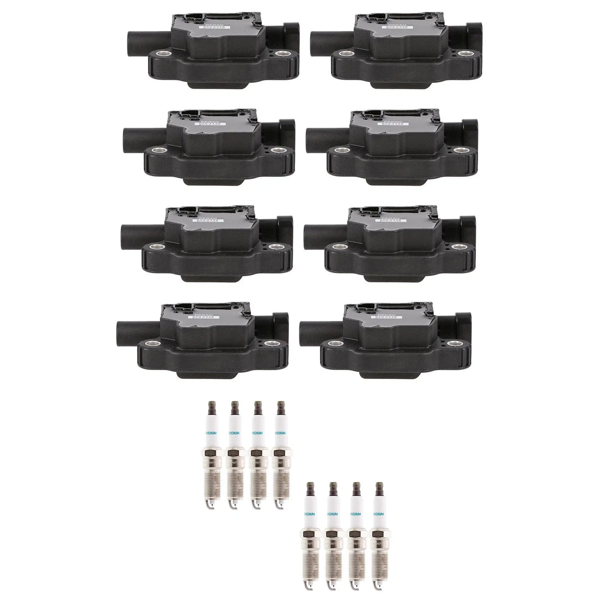 Set of 8 Ignition Coils & Iridium Spark Plugs for Corvette CTS Suburban
