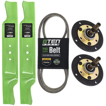 8TEN Spindle Blade Belt Kit for MTD LT-400 (Fits 753-05319, 917-0906A)