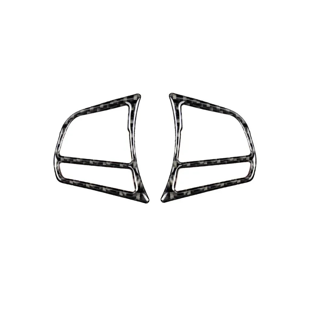 Button Frame Cover Trim Carbon Fiber for BMW F20/21/30/32/34 (2011–2020)