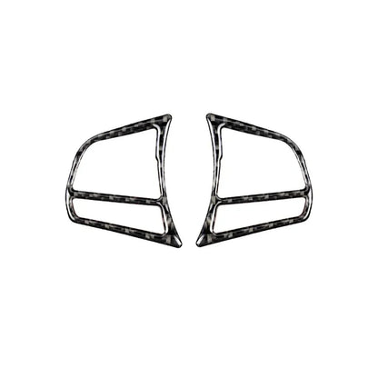 Button Frame Cover Trim Carbon Fiber for BMW F20/21/30/32/34 (2011–2020)