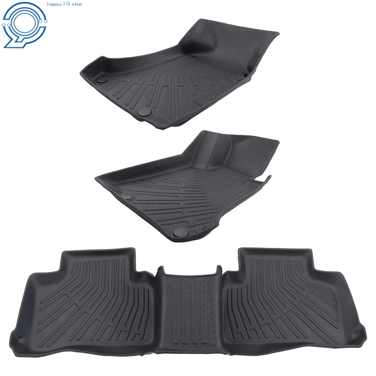 Floor Mats for Mercedes-Benz GLC Class (2016–2022) TPE Liner All-Weather