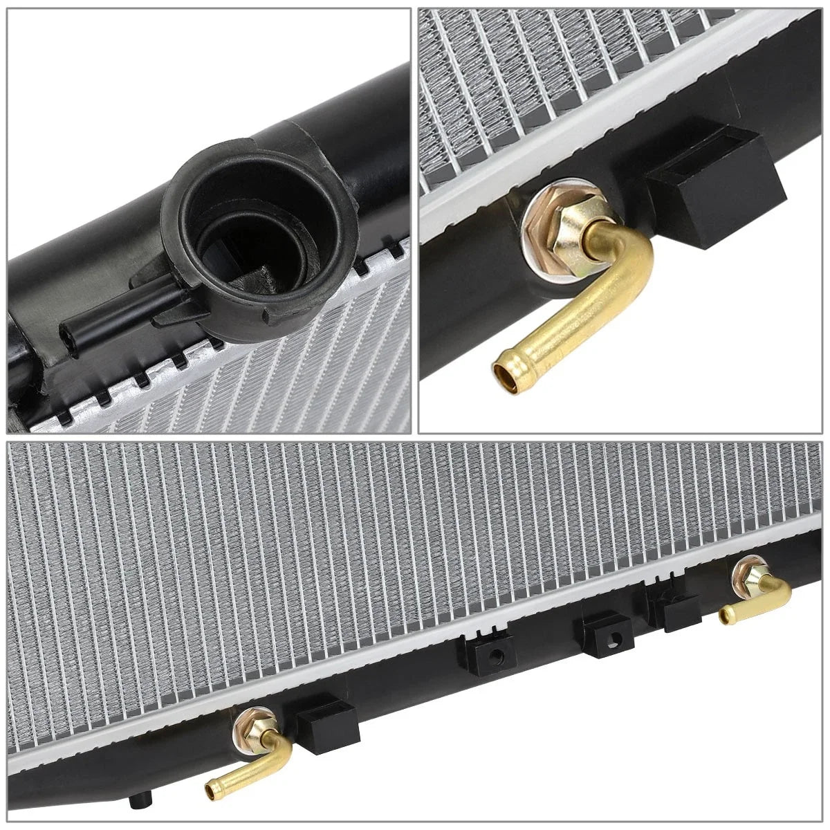 OE Replacement Aluminum Core Radiator for Honda Civic/CRX (1988–1991) DPI-886