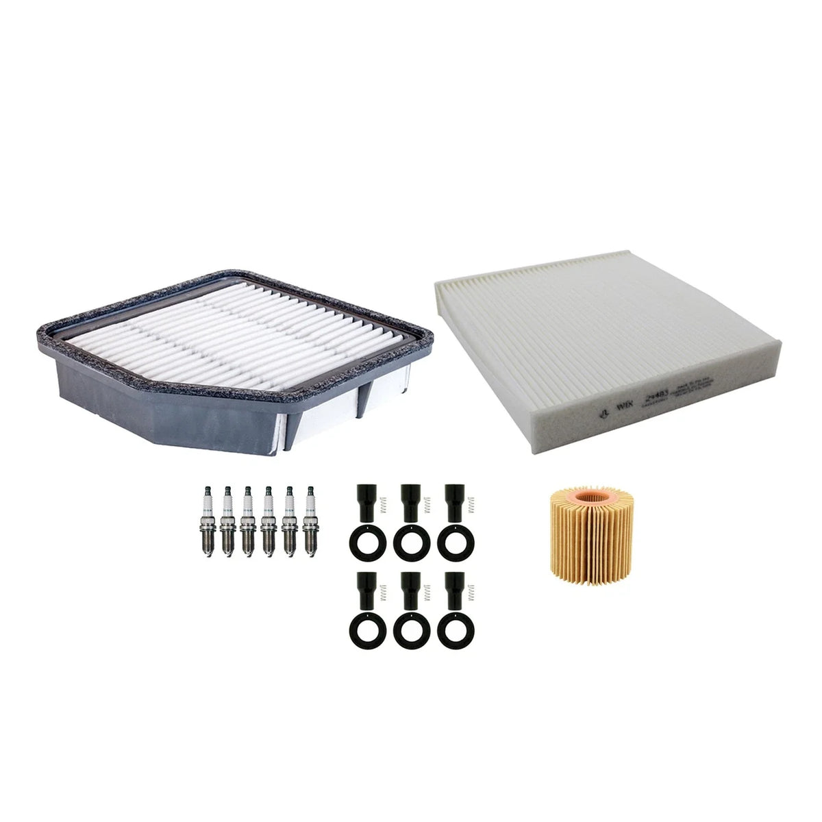 Tune Up Kit with NGK 6 Spark Plugs & Boots for Lexus IS250 (2006–2015)