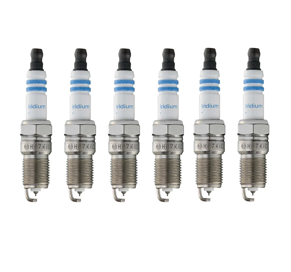 Set of 6 Bosch Double Iridium Spark Plugs for Ford Mazda Mercury V6 (OE)