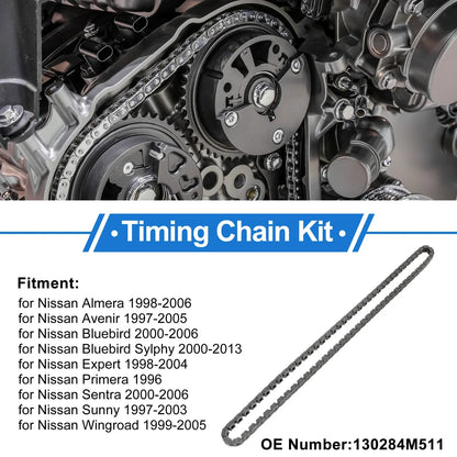 Timing Chain Kit for Nissan Almera (1998–2006) No. 130284M511