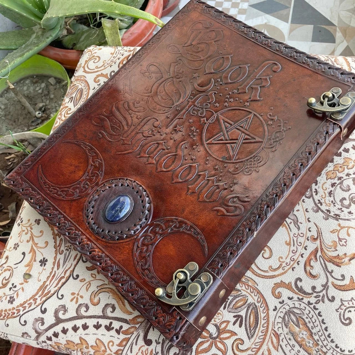 Personalized Leather Ring Binder Portfolio for Men (No Part Numbers)