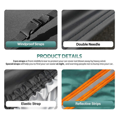 Universal Waterproof SUV Cover for All Weather Protection (Fits Most Models)
