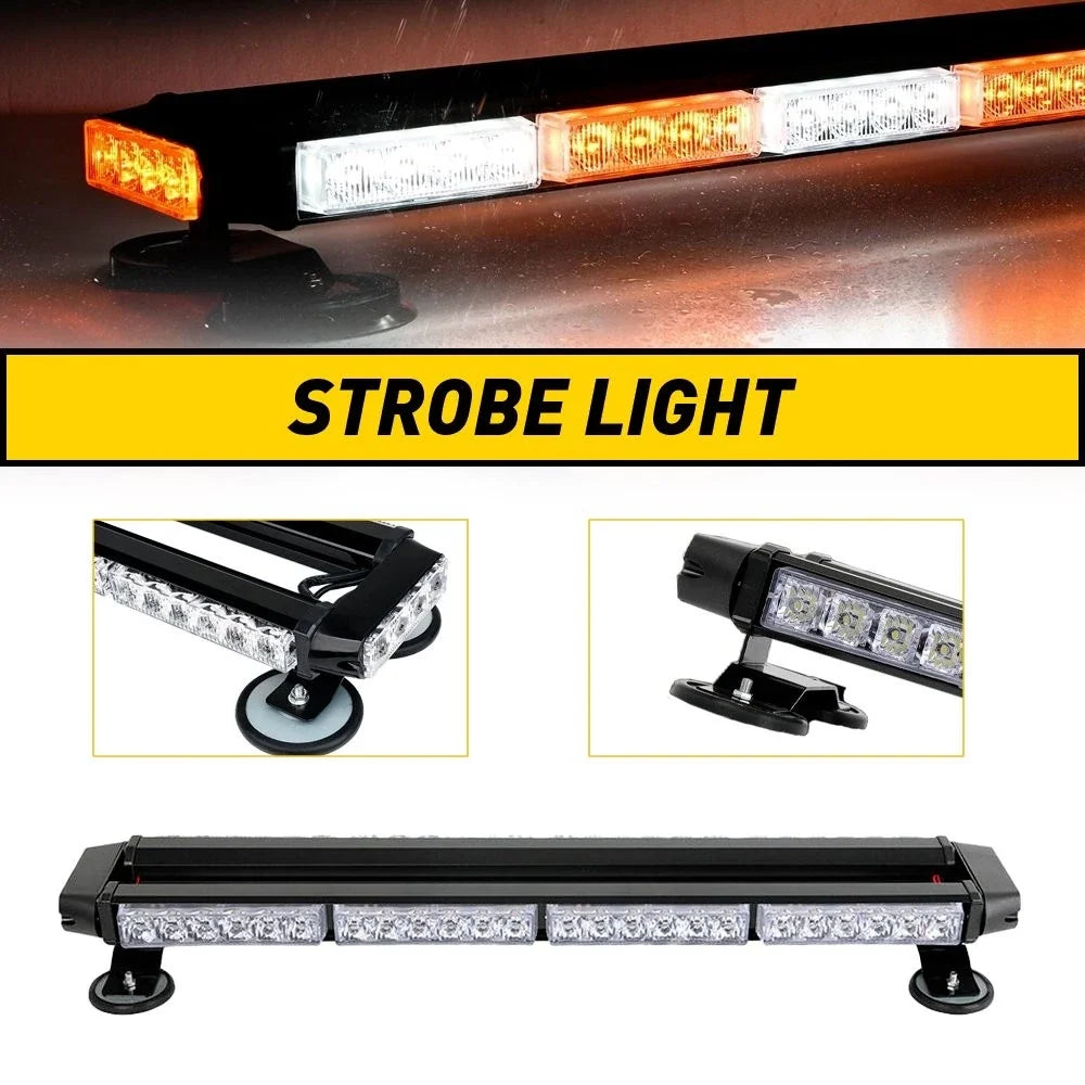 54 LED Emergency Strobe Light Bar for Rooftop Warning