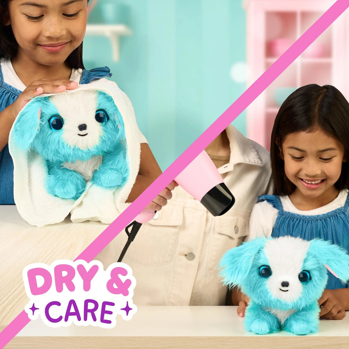 Scruffaluvs Blue Surprise Pet Plush Toy (19 cm)