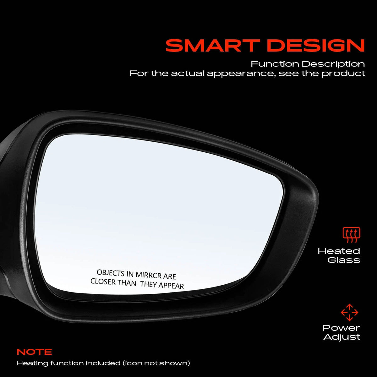 Power Mirror for Hyundai Accent (2012–2017) 876201R220, HY1321186