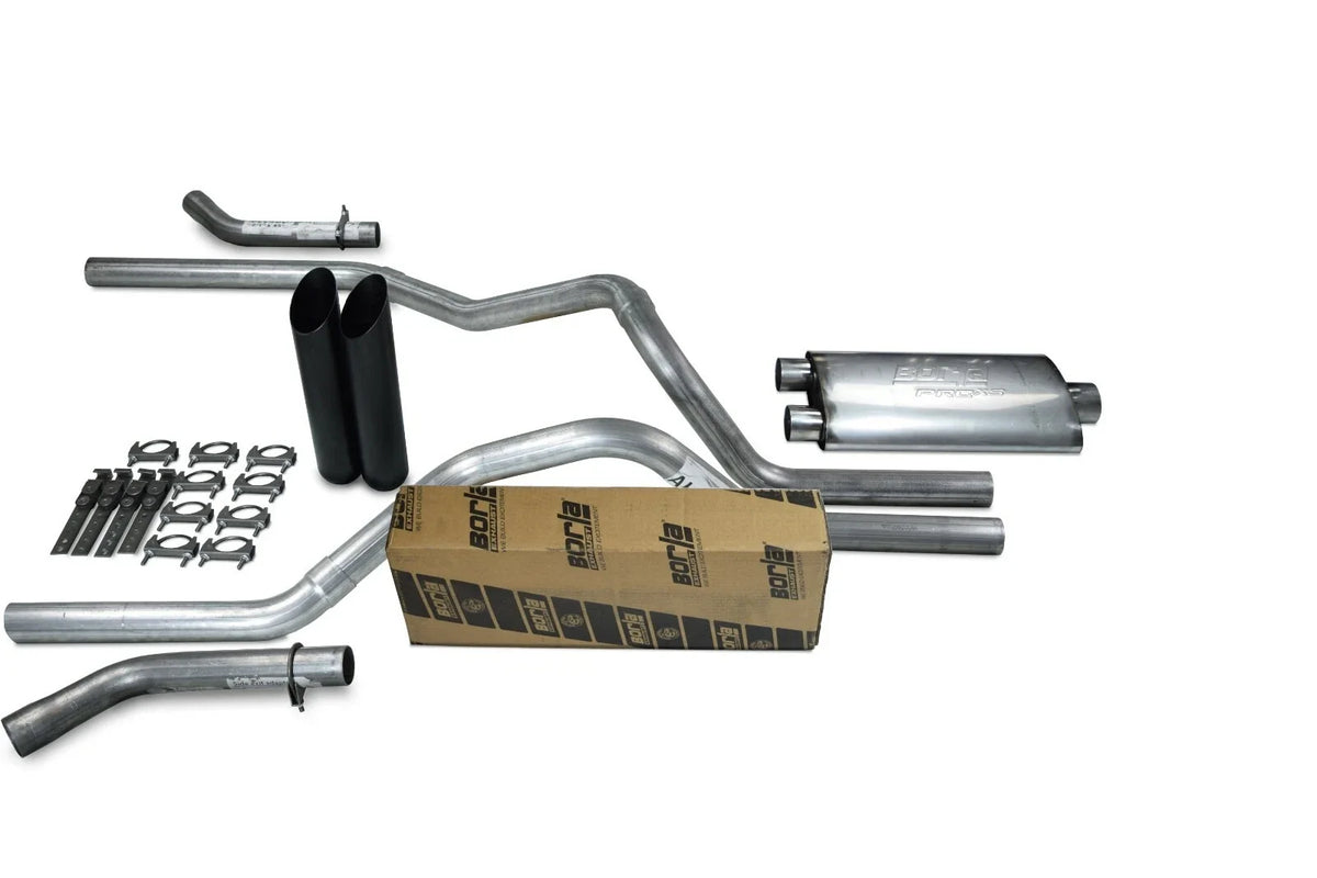 Dual Exhaust Kit for Dodge Ram 1500 (1994–2003) Borla Pro XS Black Tip