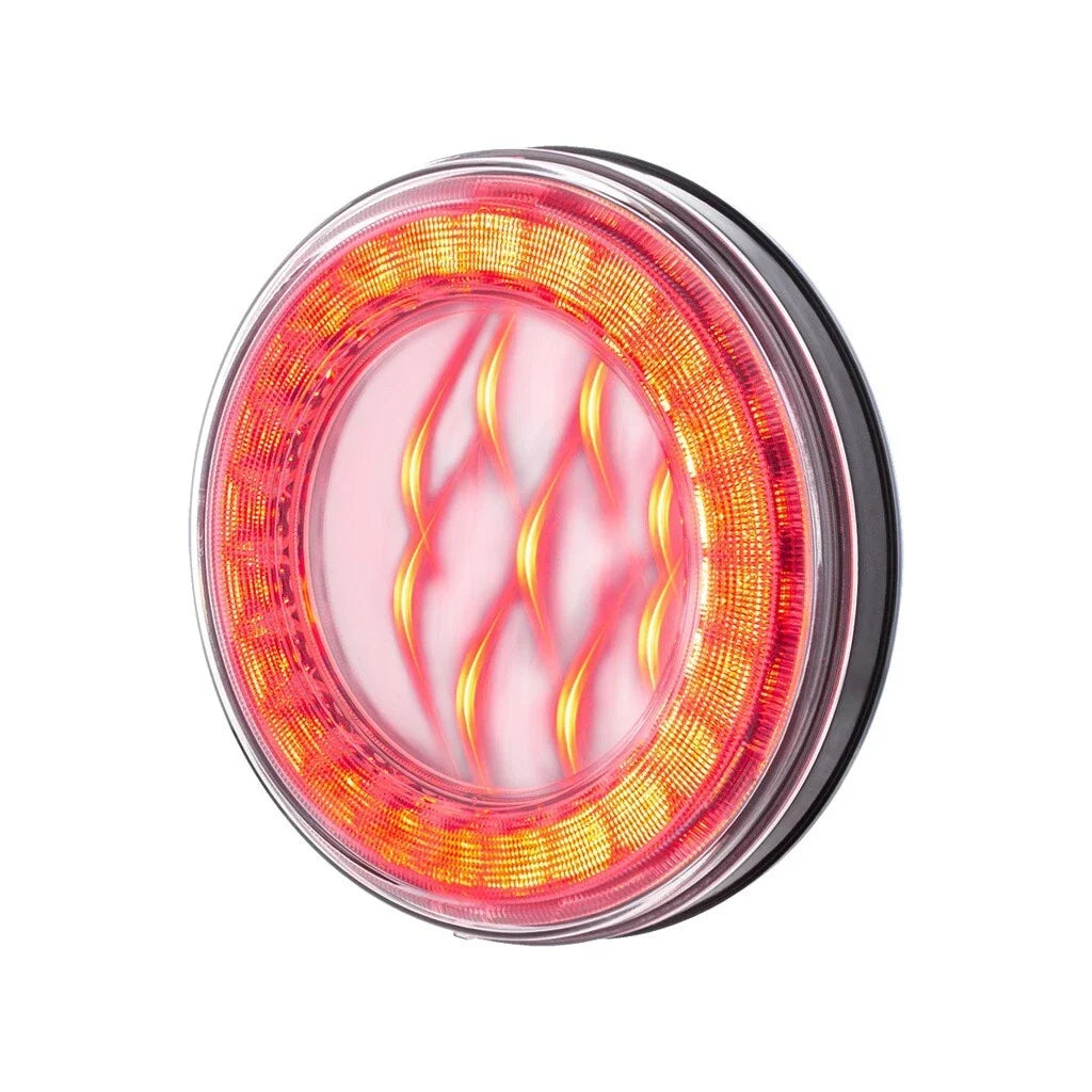 4 Inch Round LED Stop Light Replacement for Lumos X Series (2015–2025)