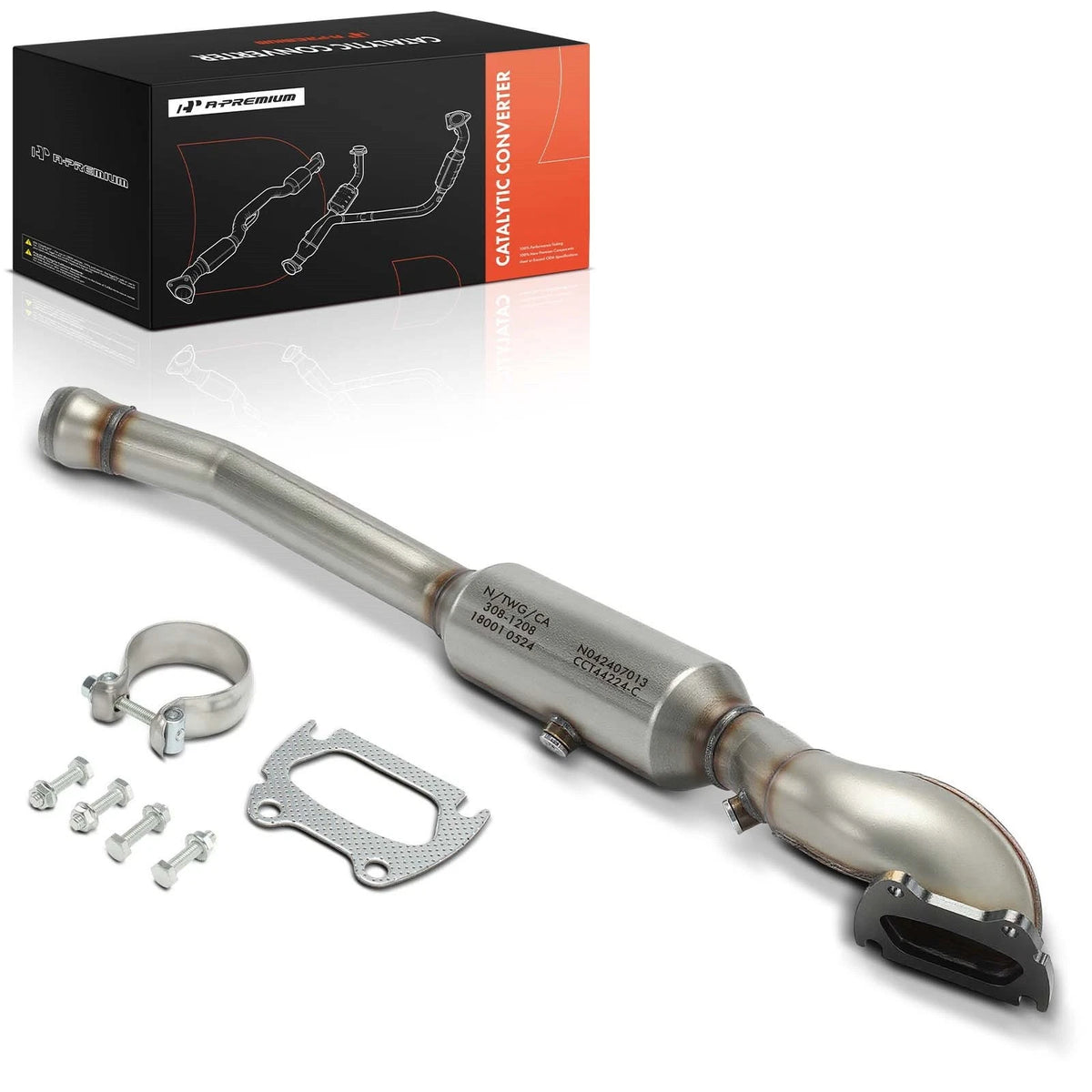 Left Catalytic Converter for Dodge Durango, Jeep Grand Cherokee (2011–2012) 20484, 644224