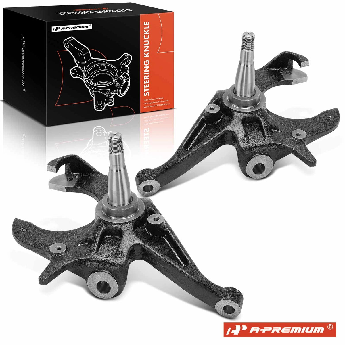2X Front Steering Knuckle Lowering Spindle for Chevy GMC (SE701002)
