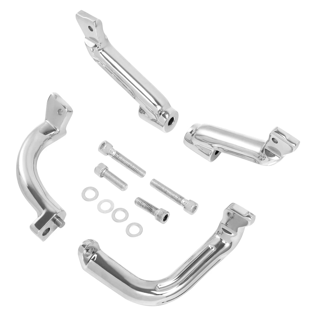 Chrome Rider Driver Floorboard Bracket Kit for Harley Street Glide (2014–2016)