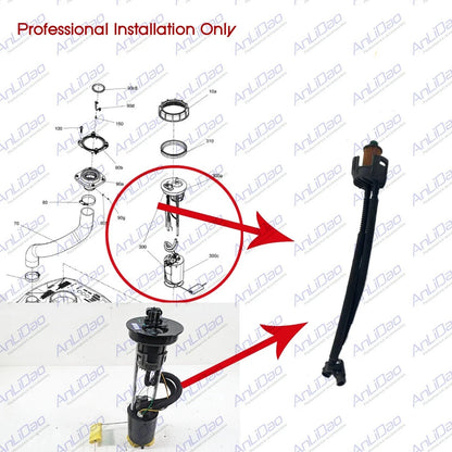 Gasoline Pump Filter Element with Tubes for Sea-Doo RXP RXT GTI GTX