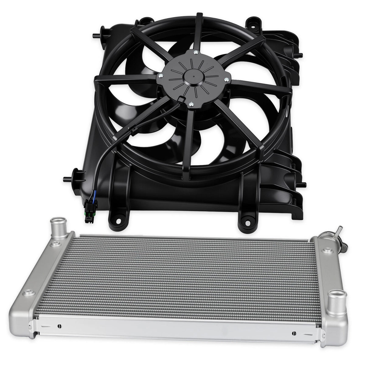 High Performance Radiator Cooling Fan for Polaris Ranger 1000 XP (2017–2025) 1240664, 1240745, 1241050, 2411816