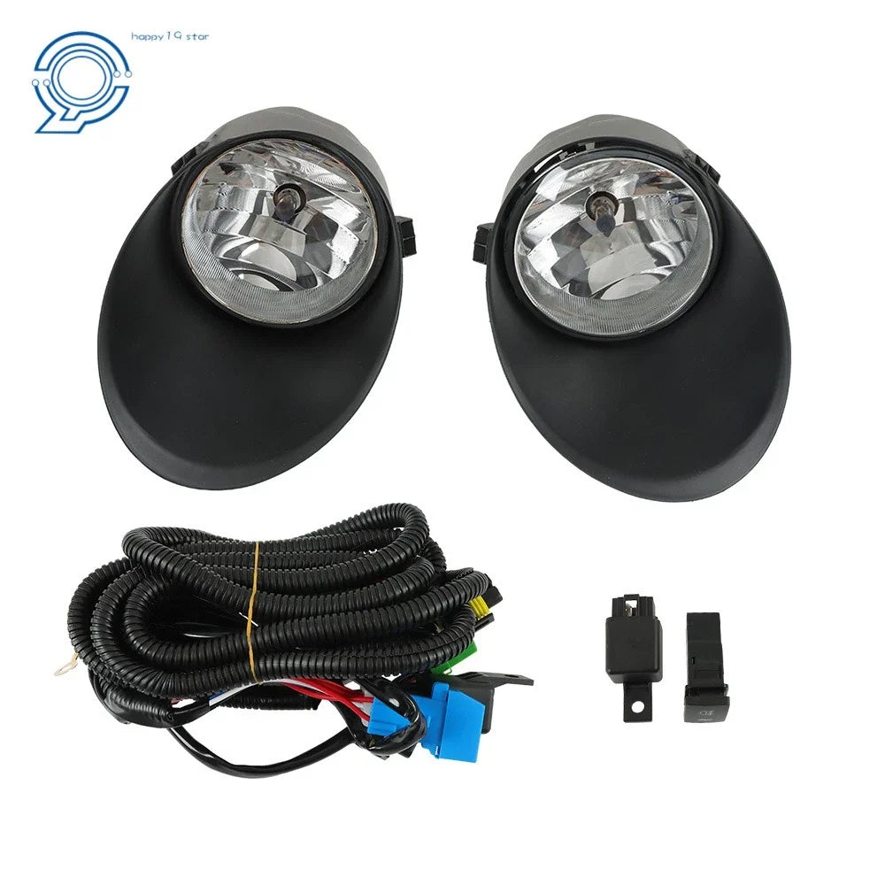 Set of 2 Fog Lights for Toyota Tundra (2007–2013) w/Cover Switch Kits
