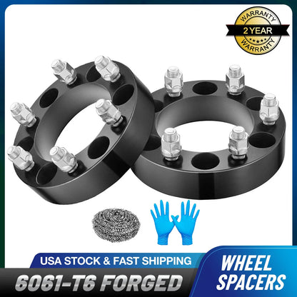 2X 1.5" 6x5.5 Wheel Spacers for Chevy Silverado 1500 GMC Sierra 1500