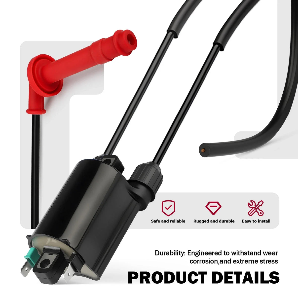 2X Ignition Coil & Spark Plug for Honda CBR600F2 (1991–1994) CBR600F3 (1995–1998)