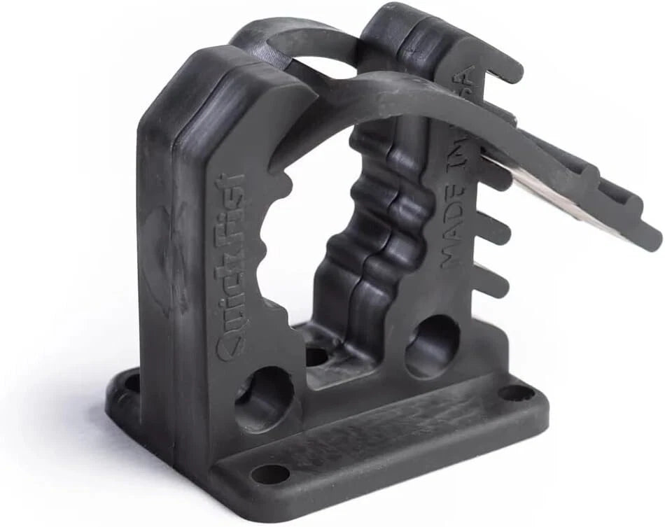 Black Quick Strap Screw-On Mount for Element 40050 Fire Extinguisher