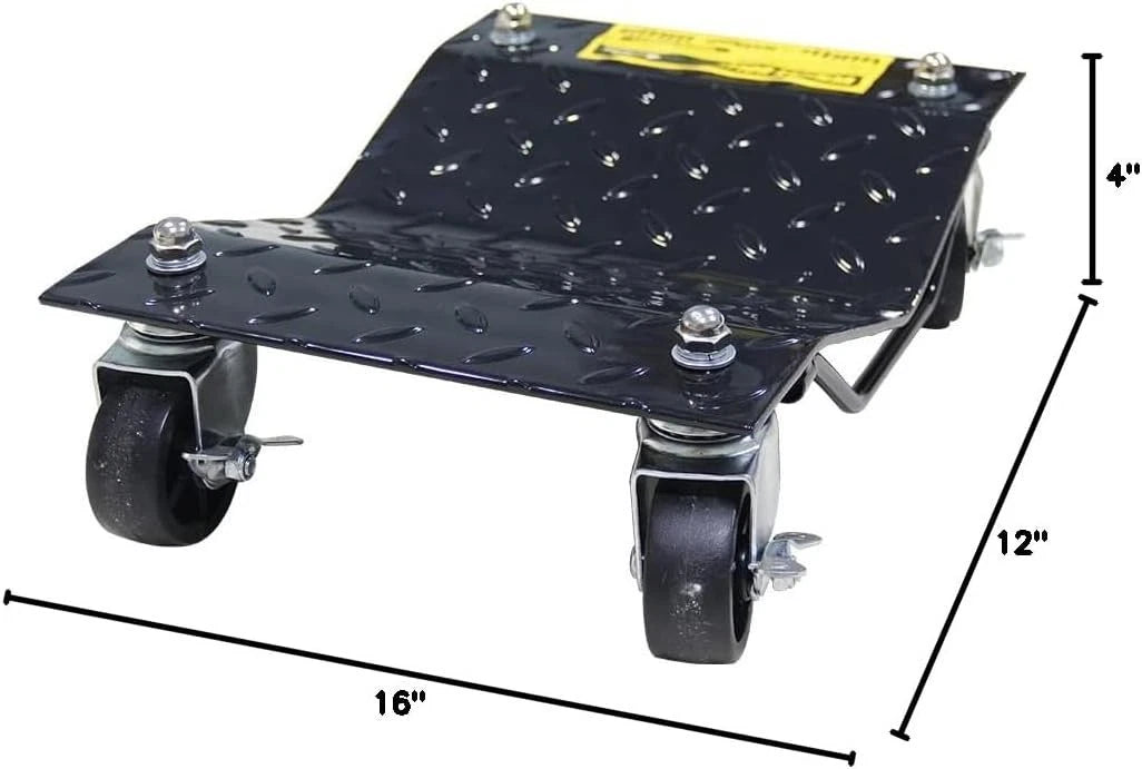 Set of 2 Heavy Duty Wheel Dolly Vehicle Skates for Tire Stakes (Details In Description)