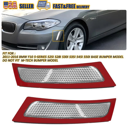 Clear Side Marker Lamps for BMW F10 5-Series (2011–2016)