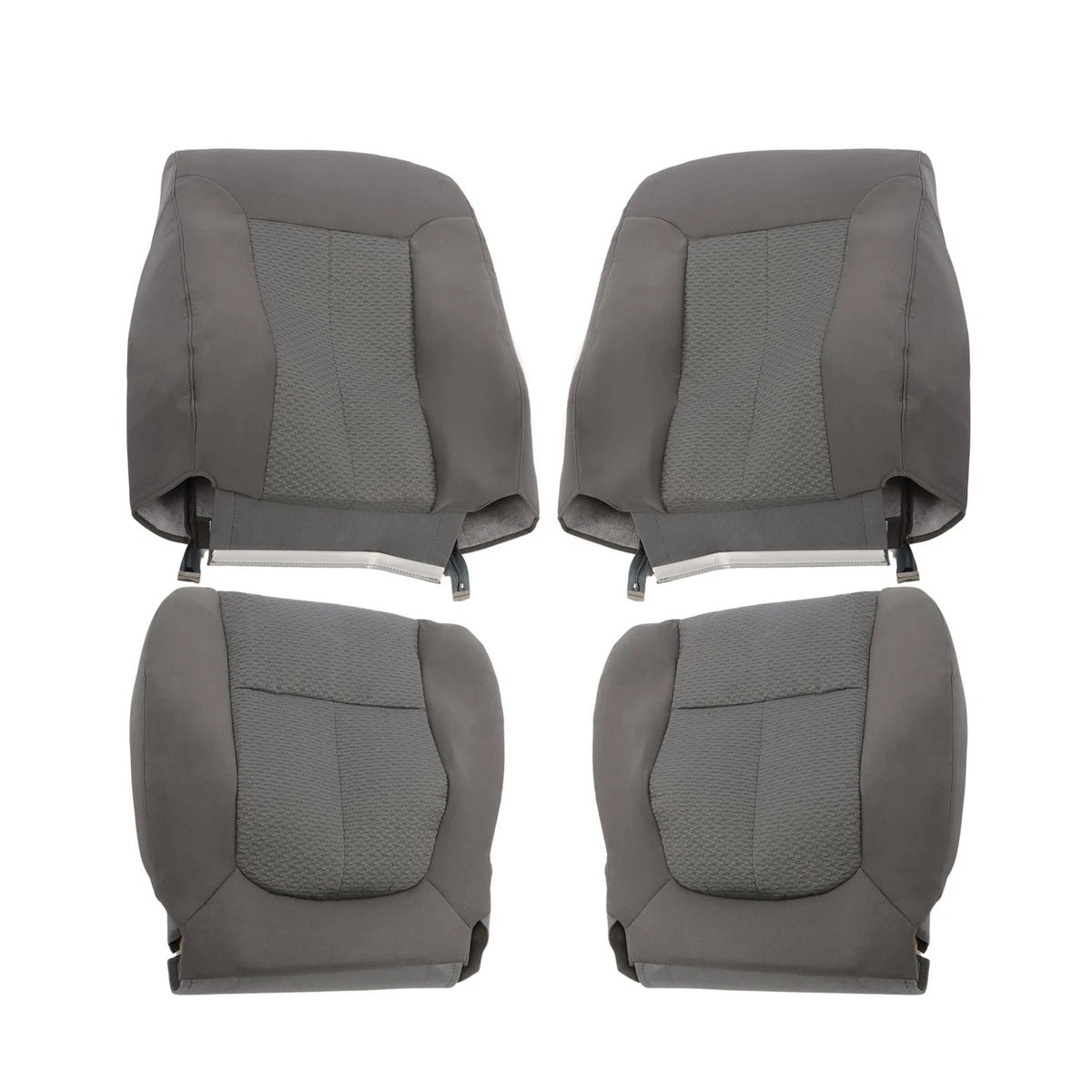 Front Cloth Seat Cover for Ford F250 F350 XLT FX4 (2011–2016) Gray