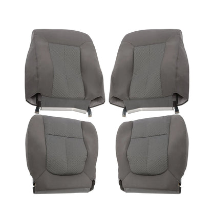 Front Cloth Seat Cover for Ford F250 F350 XLT FX4 (2011–2016) Gray