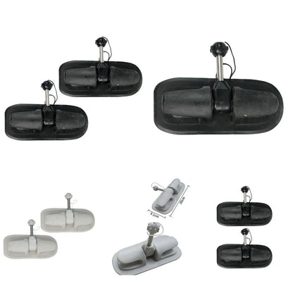 Paddle Lock Holders for Kayak & Inflatable Boat (360 Degree Rotation)