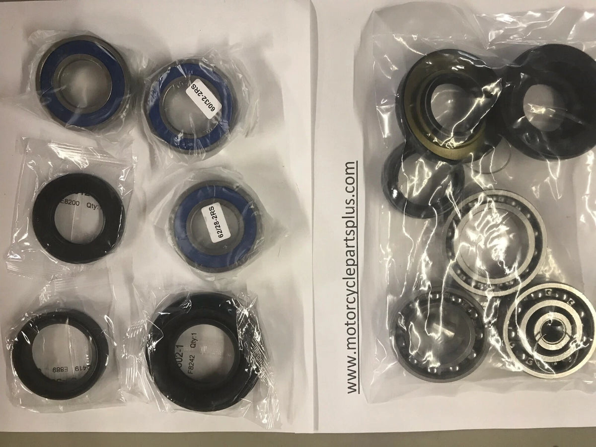 Full Rear Differential & Axle Bearing Seal Kit for Honda TRX 350 Rancher (2000–2006) 7088+1037
