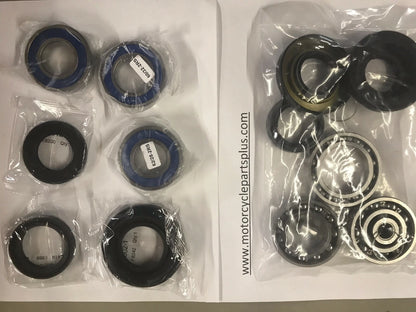Full Rear Differential & Axle Bearing Seal Kit for Honda TRX 350 Rancher (2000–2006) 7088+1037