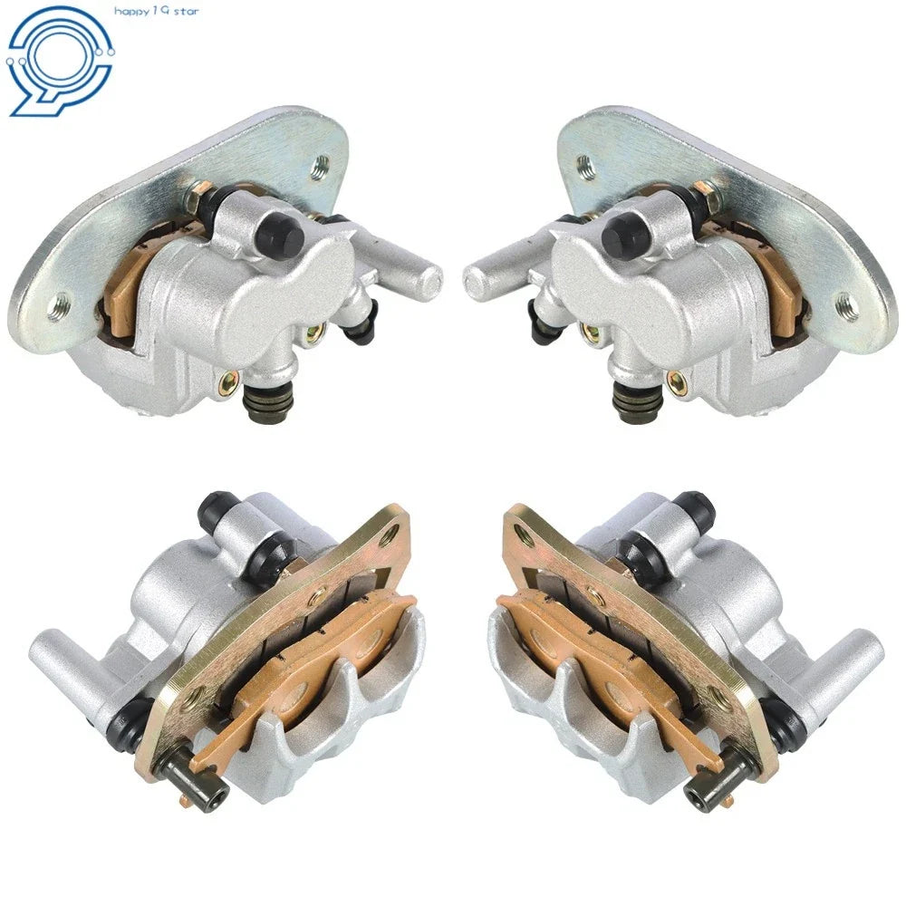 Set of 2 Front & Rear Brake Calipers for Yamaha Rhino 700 (2008–2013)
