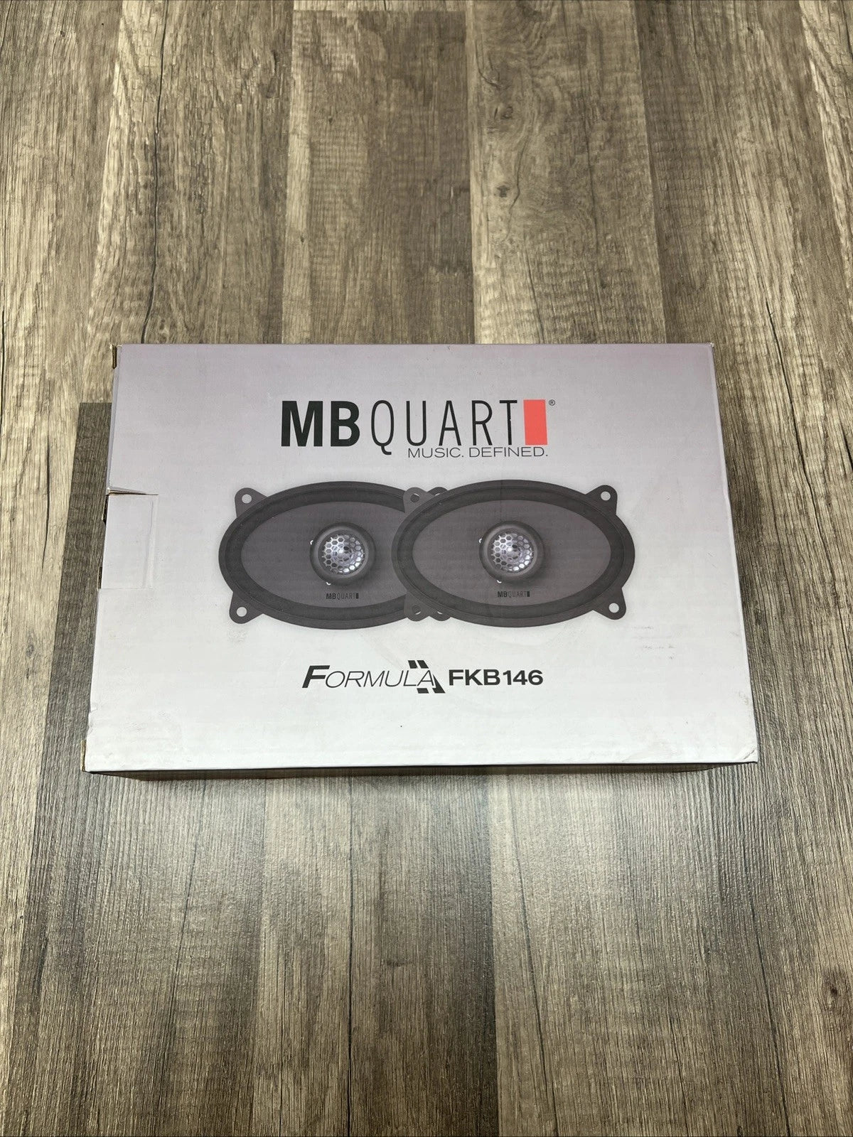 Pair of 4x6 Inch 45W 2-Way Coaxial Speakers for
