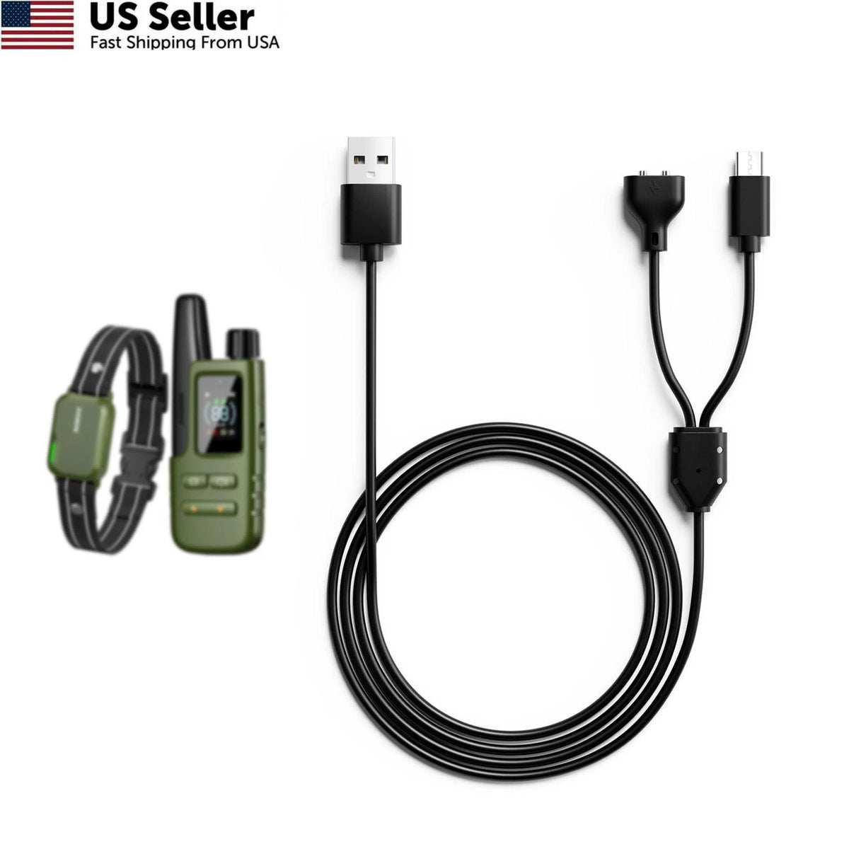 Replacement Power Cable USB Type-C for MEROM Jugbow Dog Shock Collar
