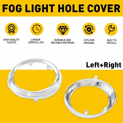 2X Fog Light Bezel Lamp Cover for Toyota Sienna SE (2011–2017) Chrome Trim