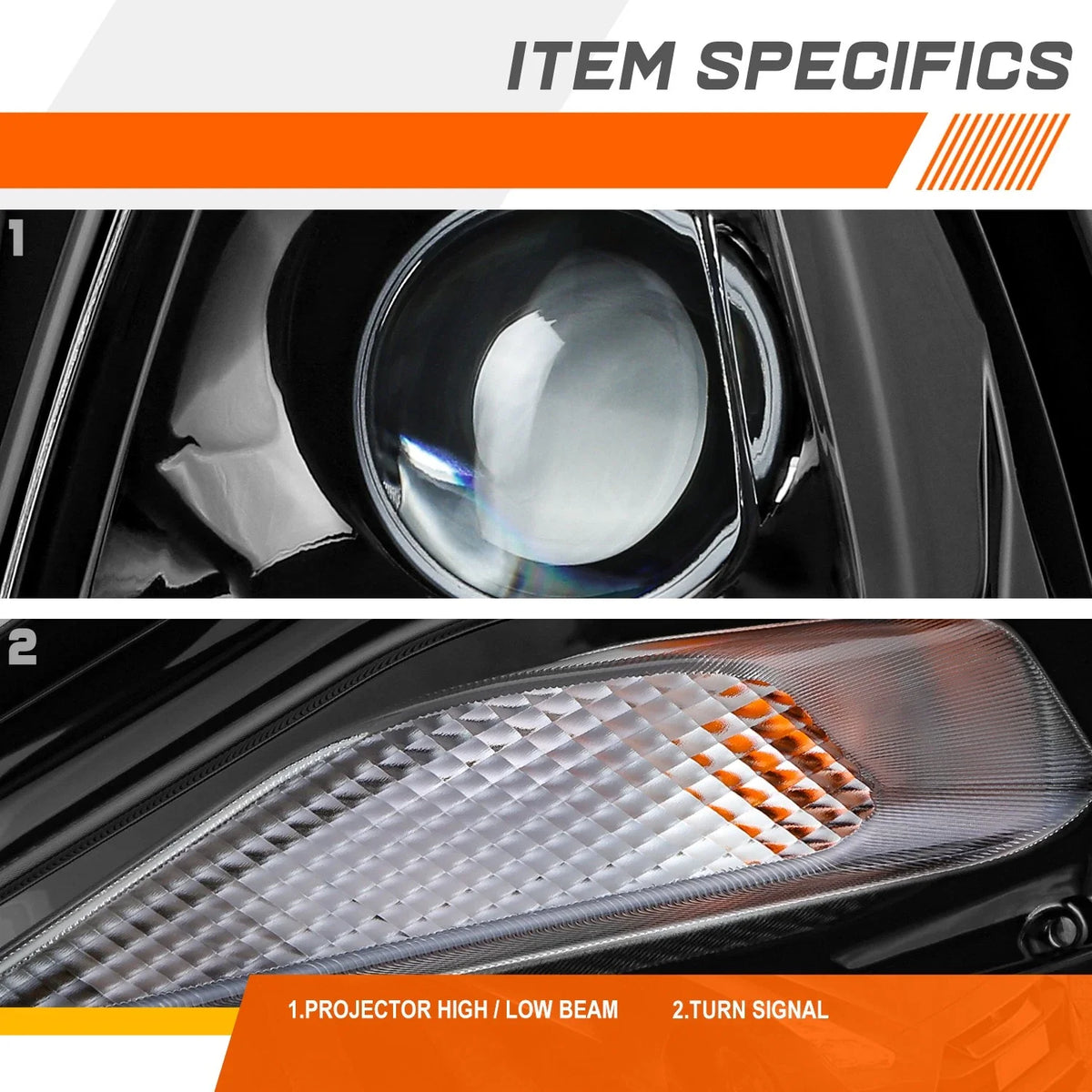 OE Style Left Side HID Projector Headlight for Chevy Blazer (2019–2021)