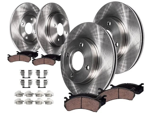 Brake Pad and Rotor Kit for Fiat 500 (2012–2017) 28998CXRC