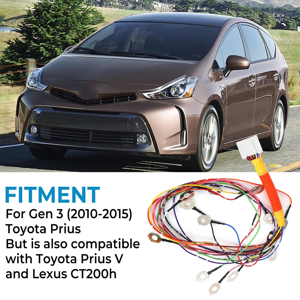Hybrid battery wire harness assembly for Toyota Prius (2010–2015)