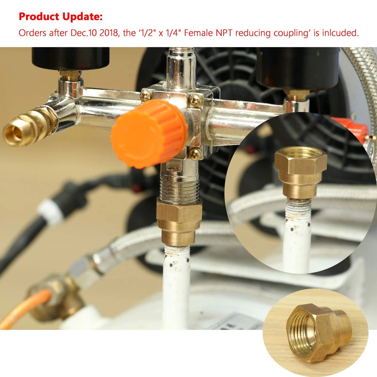 Air Compressor Pressure Switch Manifold Regulator Valve for Heavy Duty (No Year)