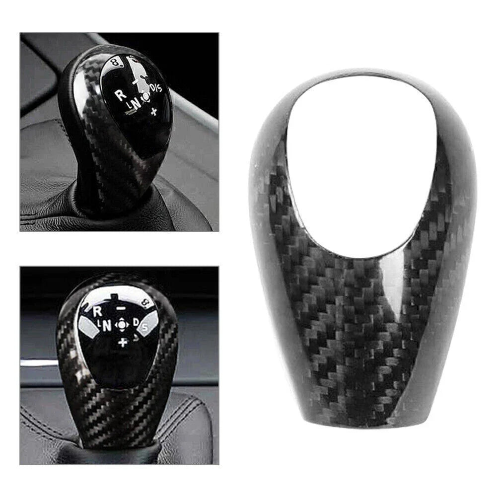 Carbon Interior Gear Shift Knob Cover Trim for BMW M Series M3 M5 M6