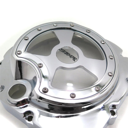 Clutch Cover for Kawasaki ZX14R ZZR1400 (2006–2014) Chrome See-Through